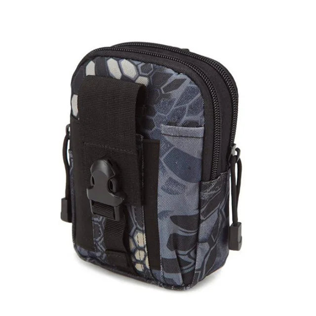 Molle Pouch Belt Waist Pack Men Small Pocket Survival Tool Bag for Running Travel Camping Hunting Airsoft