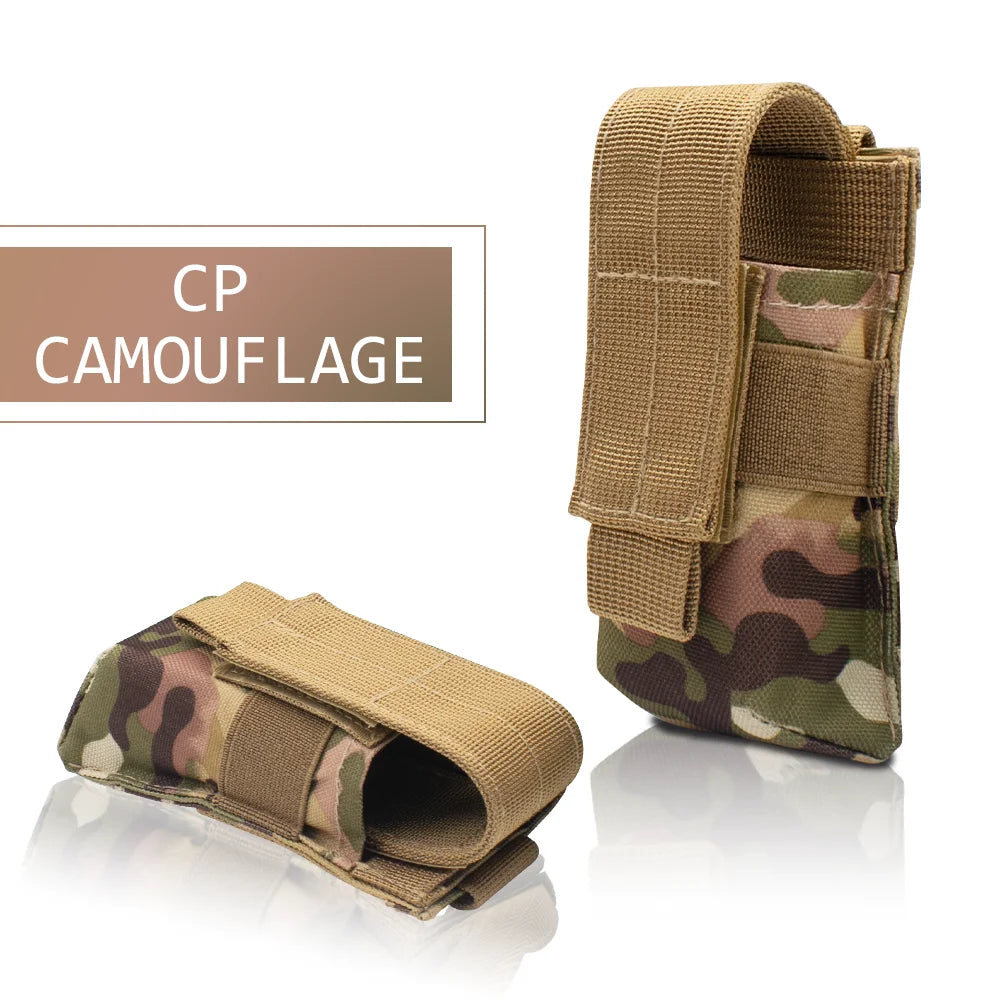 Tactical Molle Flashlight Pouch,Torch Holder,Magazine Single Mag Bag,Knife Holster,Outdoor Hunting Waist Bag