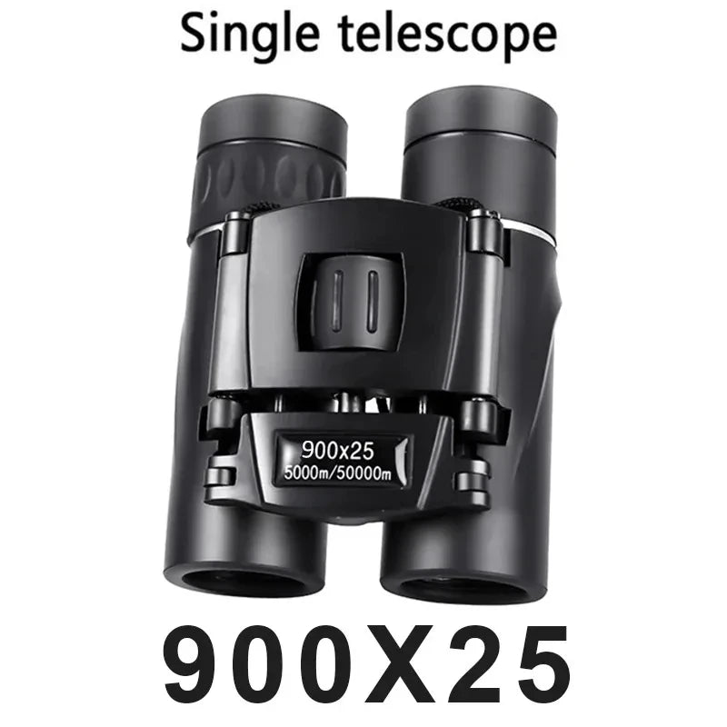 900x25 High-Powered Mini Binoculars Exceptional BAK4 Prism Waterproof for Unparalleled Travel Bird Watching Outdoor Sports