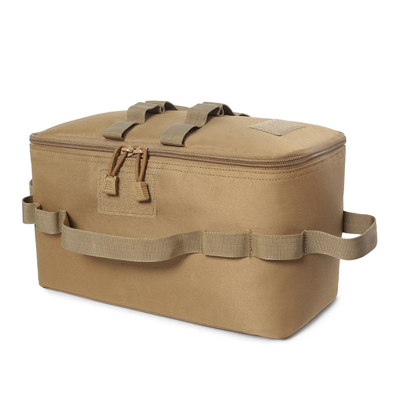 Outdoor Camping Storage Bag Large Capacity Gas Stove Canister Pot Carry Bag Sack Picnic Bag Cookware Utensils Organizer