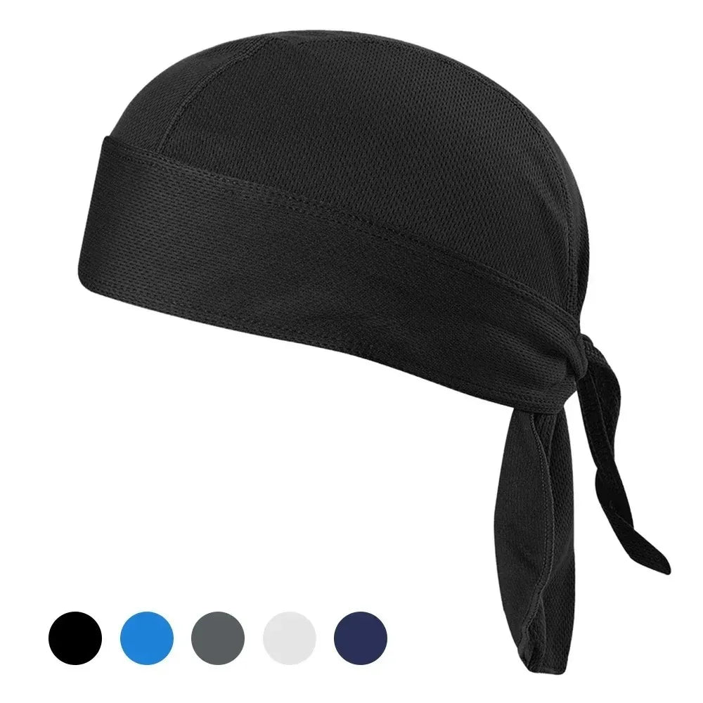 Bicycle Sweat-wicking Cap Beanie Cap Cycling Headscarf Headband Quick-dry Pirate Hat  for Outdoor Cycling Motorcycling