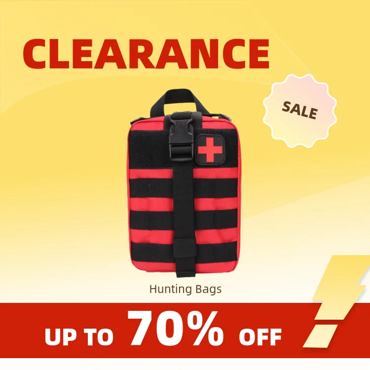 Clearance_Molle Tactical First Aid Kits Medical Bag Emergency SOS Outdoor Hunting Emergency Camping Hiking Travel Survival Tool
