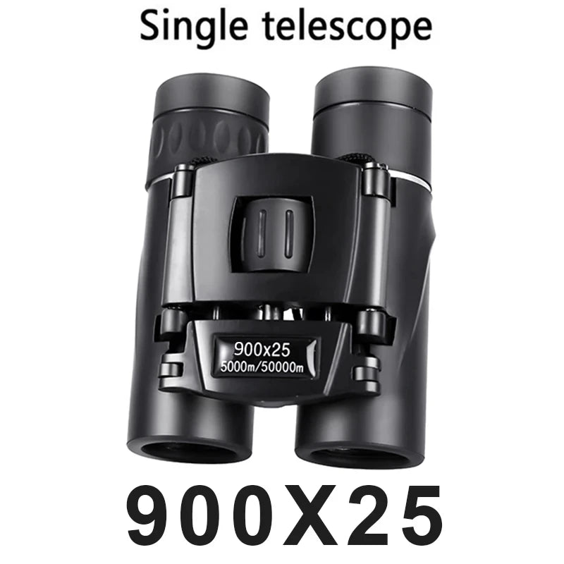 900x25 High-Powered Mini Binoculars Exceptional BAK4 Prism Waterproof for Unparalleled Travel Bird Watching Outdoor Sports