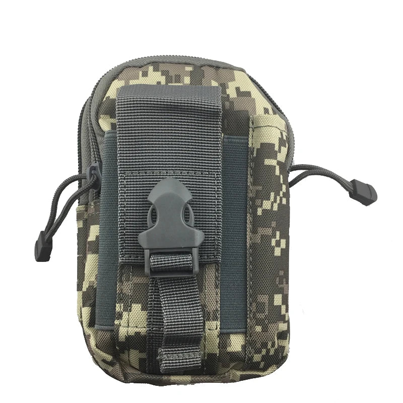 Molle Pouch Belt Waist Pack Men Small Pocket Survival Tool Bag for Running Travel Camping Hunting Airsoft