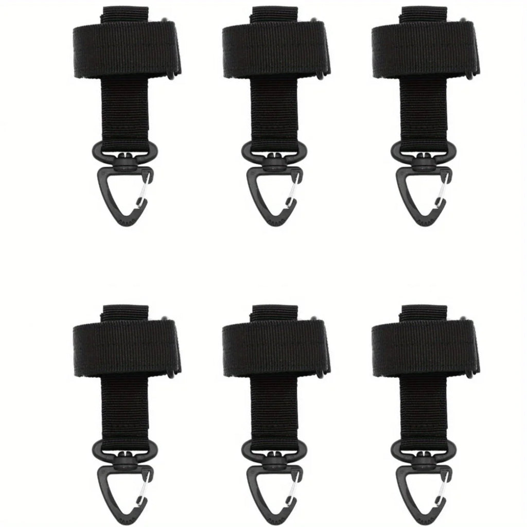 Multi-purpose Nylon Gloves Hook Work Gloves Safety Clip Outdoor Tactical Climbing Rope Camping Hanging Buck Outdoor Camping