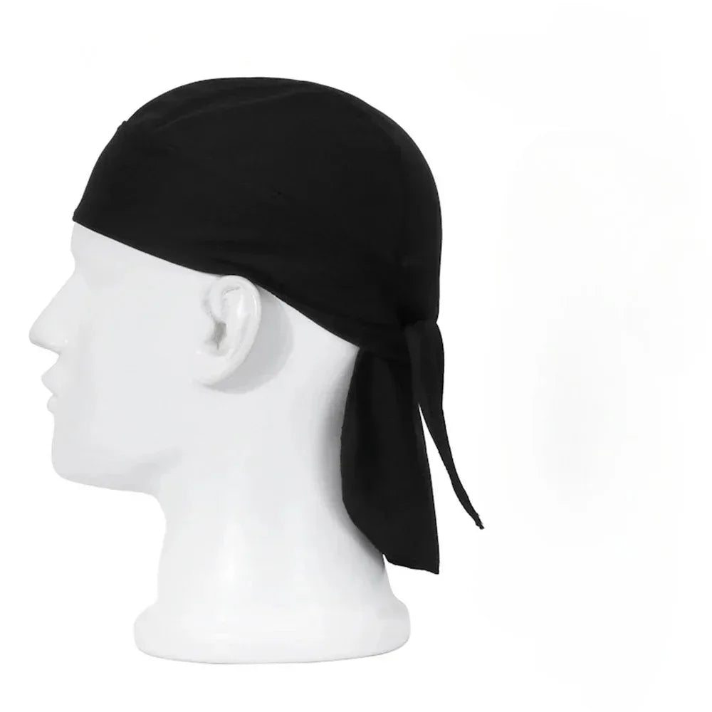 Bicycle Sweat-wicking Cap Beanie Cap Cycling Headscarf Headband Quick-dry Pirate Hat  for Outdoor Cycling Motorcycling