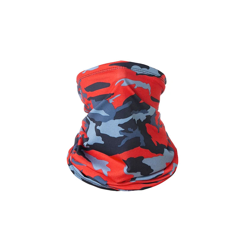 Cycling Face Mask Absorb Sweat Breathable Fishing Training Sport UV Face Scarf Neck Gaiter Summer Bicycle Face Bandana Head Band