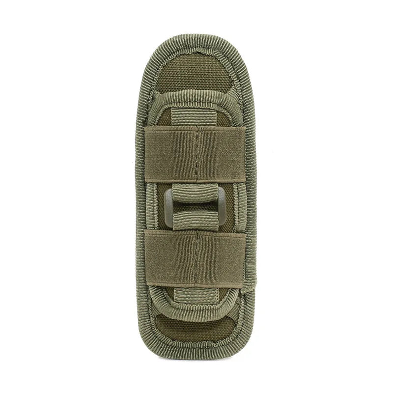 Tactical Flashlight Pouch Belt Torch Bag Durable Hunting Lighting Accessory Survival Kits 360 Degree Holster Rotary Torch Case