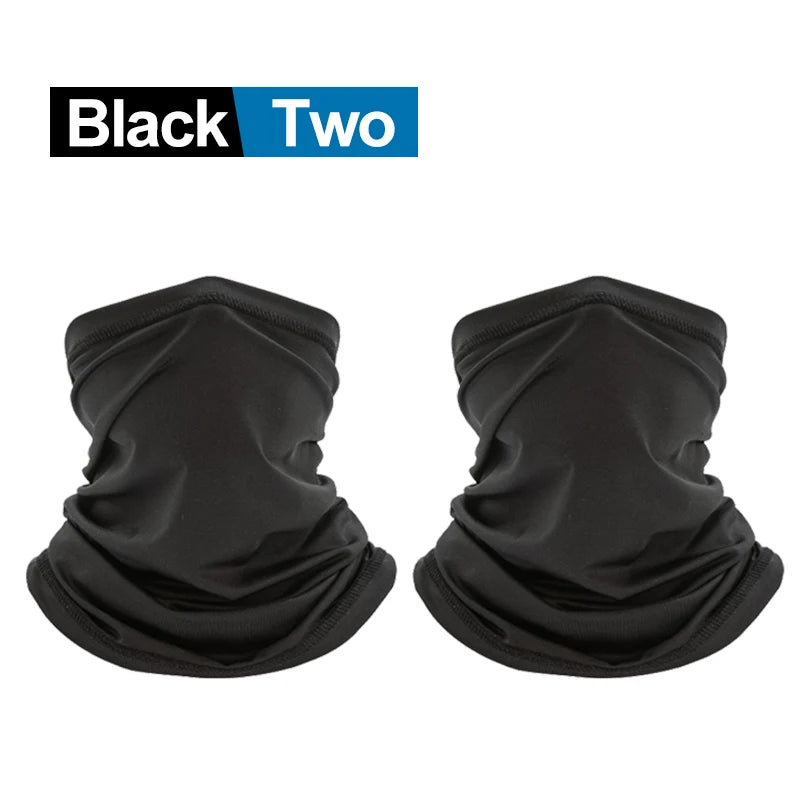 Cycling Face Mask Absorb Sweat Breathable Fishing Training Sport UV Face Scarf Neck Gaiter Summer Bicycle Face Bandana Head Band